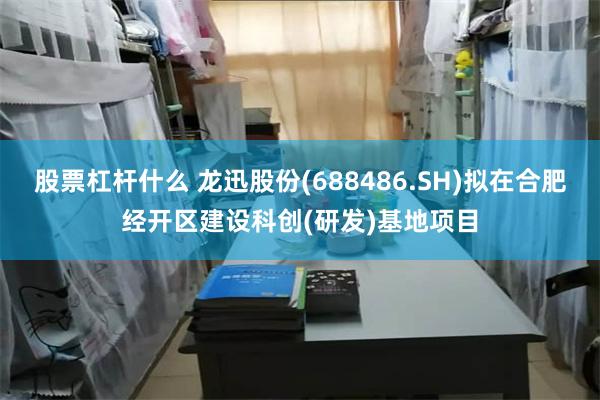 股票杠杆什么 龙迅股份(688486.SH)拟在合肥经开区建设科创(研发)基地项目