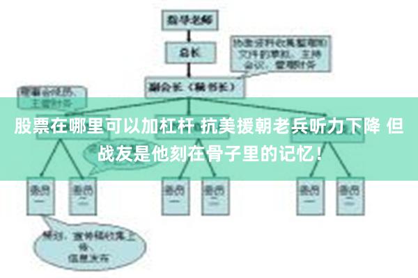 股票在哪里可以加杠杆 抗美援朝老兵听力下降 但战友是他刻在骨子里的记忆！