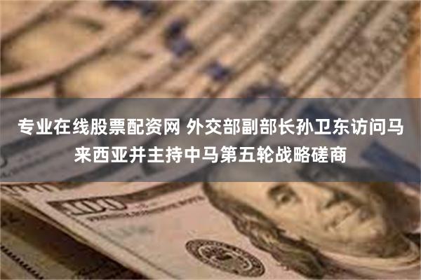 专业在线股票配资网 外交部副部长孙卫东访问马来西亚并主持中马第五轮战略磋商