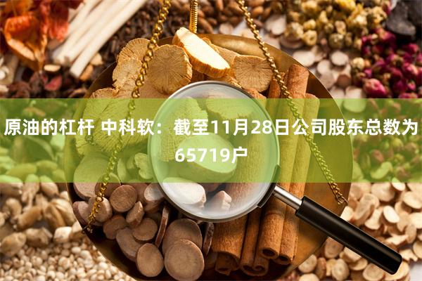 原油的杠杆 中科软：截至11月28日公司股东总数为65719户